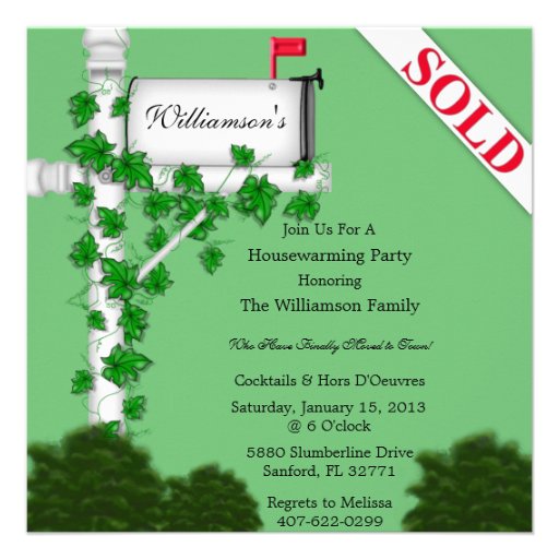 Elegant Housewarming Invitations 7