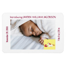 Cute Elegant New Baby Unicorn Birth Announcement