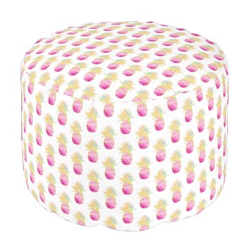 Cute Elegant Pineapple Pattern in Pinks and Gold 