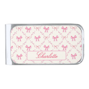 Cute Elegant Pink Money Clip
