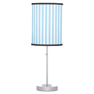 Cute Elegant Powder Blue & White Striped Nursery