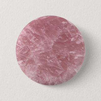 Cute Elegant Trendy Baby Pink Rose Quartz Crystal Button