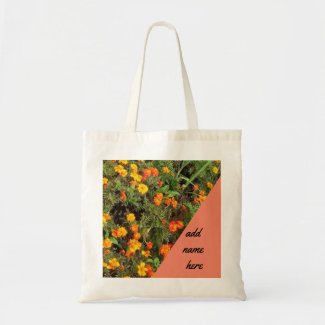Cute  elegant vintage flower tote bag