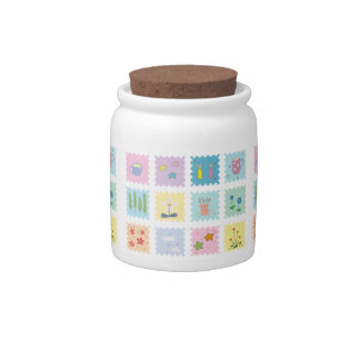 Cute elements cup candy jar