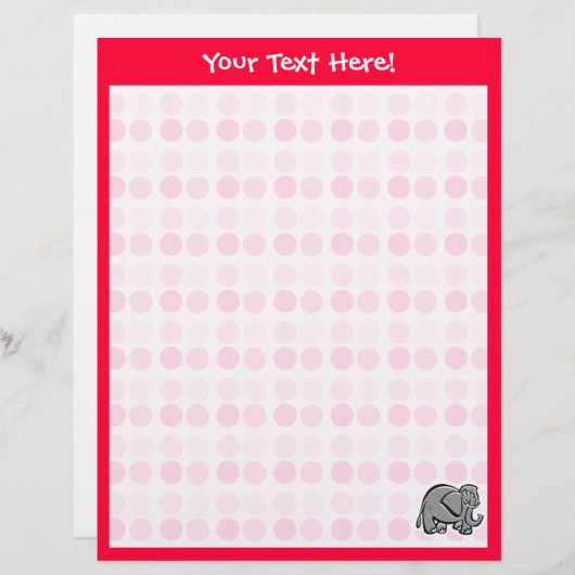 Cute Elephant (Front/Back)