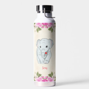 Sweet Pink Elephant Thermos Bottle