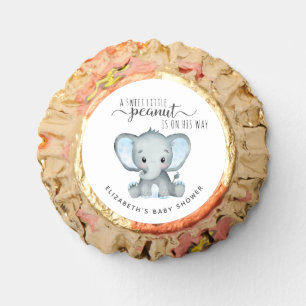 Cute Elephant Baby Boy Shower Reese's Peanut Butter Cups