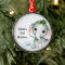 Cute Elephant Baby First Christmas Girl Name