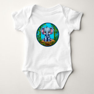 🐘 Cute Elephant Baby Gift Outfit ✨ Bodysuit