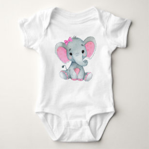 elephant print baby clothes
