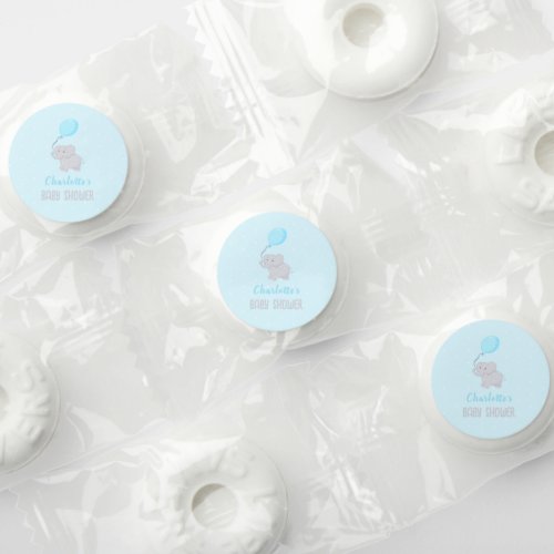 Cute Elephant Baby Shower Boy Life Saver Mints