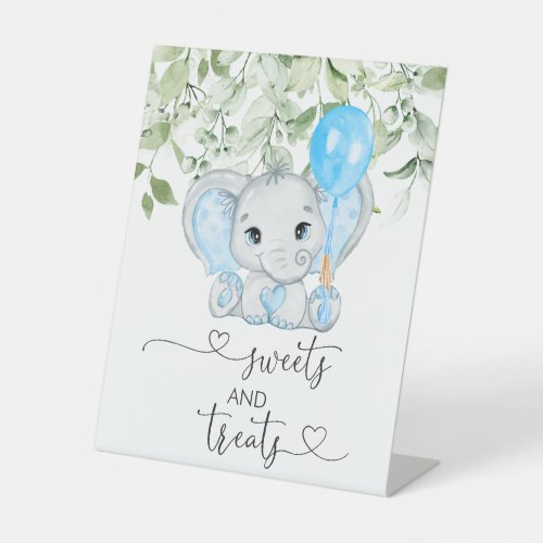 Cute Elephant Baby Shower Boy Sweets And Treats