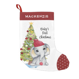 personalised first christmas stocking