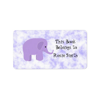 Cute Elephant Bookplate
