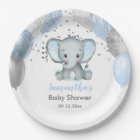 Cute Elephant Boy Balloons Baby Shower