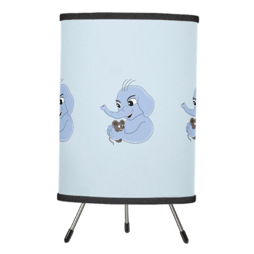 Cute elephant boy cartoon ceiling lamp