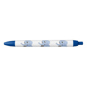 Cute elephant boy cartoon pen