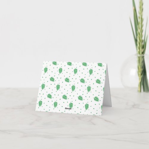 Cute Elephant Carrying Gift Letterpress Thank You Card