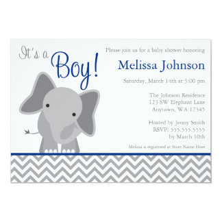 elephant baby shower invitations & announcements | zazzle elephant baby shower invitations & announcements | zazzle, Baby shower invitations