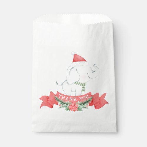 Cute Elephant  Christmas  Favor Bag