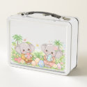 Cute Elephant Easter Illustration