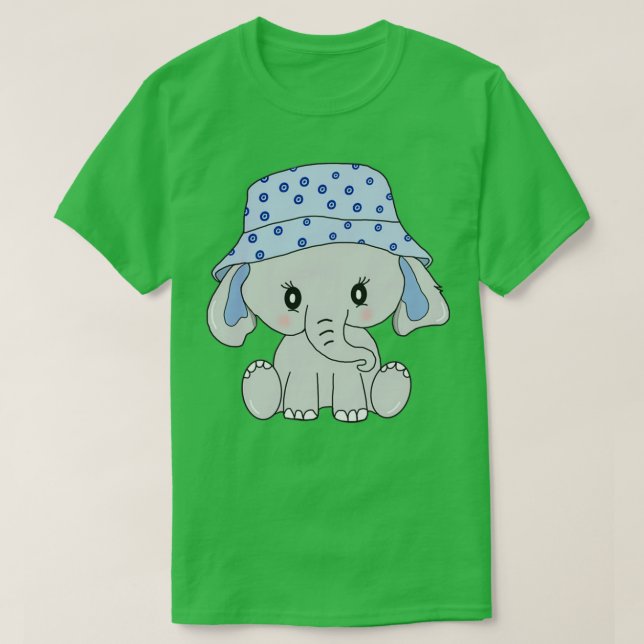 cute elephant evil eye sticker 1 T-Shirt (Design Front)