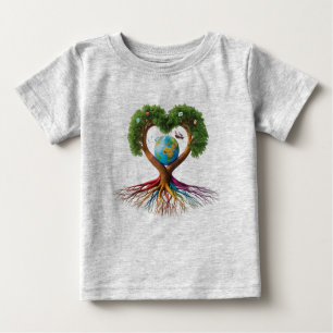 Cute Elephant Family Baby T-Shirt