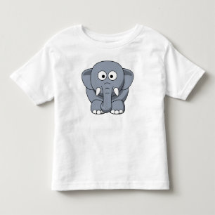 Cute elephant full toddler t-shirt