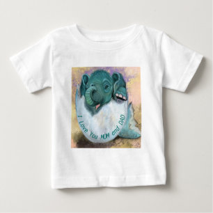 Cute Elephant Funny Baby T-Shirt