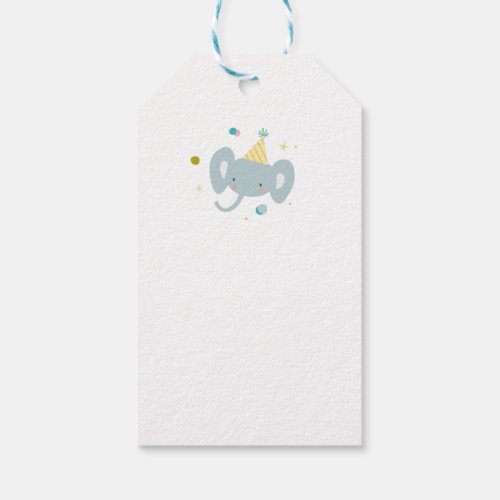 Cute Elephant Gift Tag by Cubeely Paris