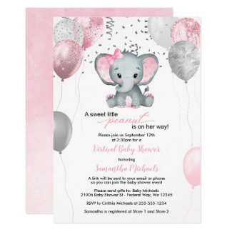 20+ affordable pink baby shower invitations (fall 2020)