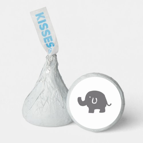 Cute Elephant Grey  White  Hersheys Kisses