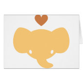 Cute Elephant Heart Graphic (Front Horizontal)