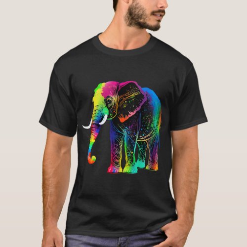 Cute Elephant Lover Animal on Elephant T_Shirt