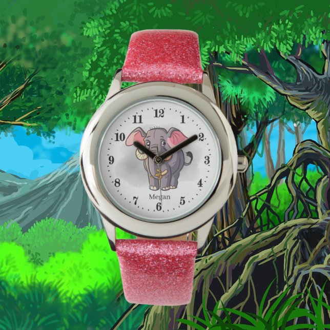 cute elephant lovers animal  watch (Creator Uploaded)