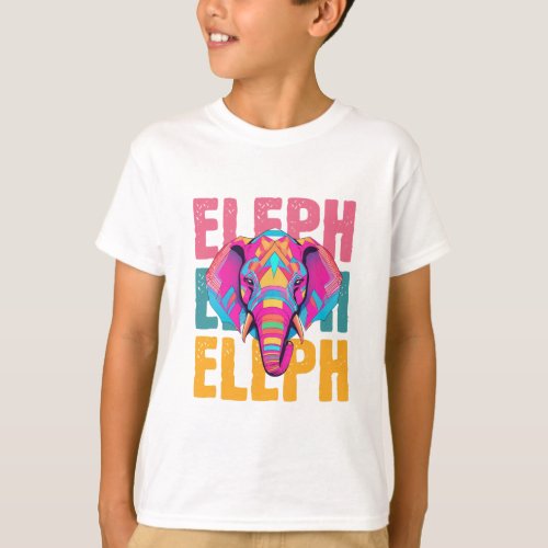 Cute Elephant minimalist style art T_Shirt