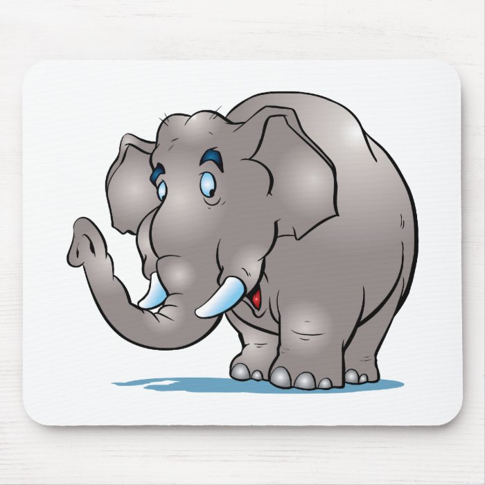 Cute Elephant Mouse Pads