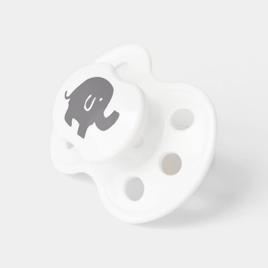 Cute Elephant  Pacifier Baby Shower Gift (Front Right)