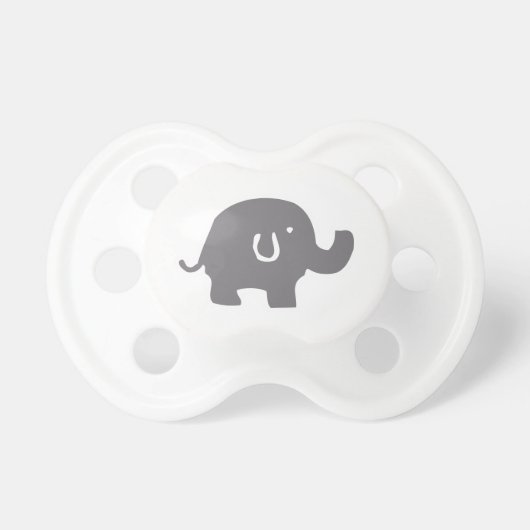 Cute Elephant  Pacifier Baby Shower Gift (Front)