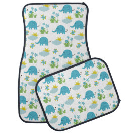 Cute Elephant Pattern car floor mats