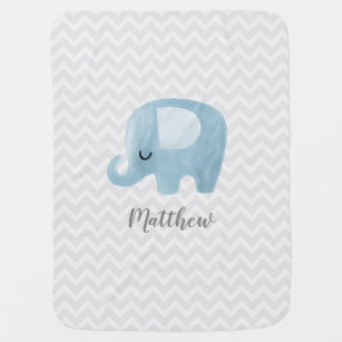 personalised elephant blanket