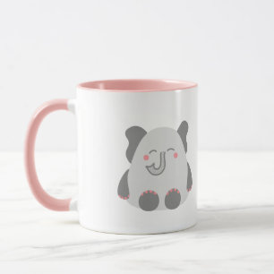 Cute elephant personalized mug
