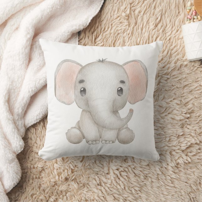 Cute Elephant Pillow (Blanket)