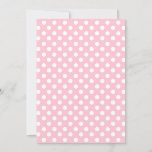 Cute Elephant Pink Polka Dot Baby Shower Invitation Zazzle