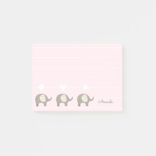 Cute Elephant Post it Notes