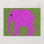 Cute Elephant Postcard at Zazzle