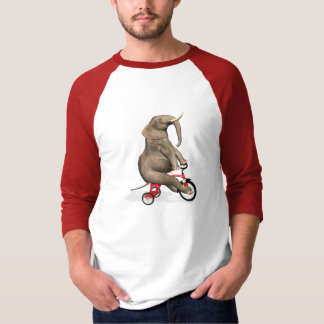 Cute Elephant Riding A Tricycle T-Shirt