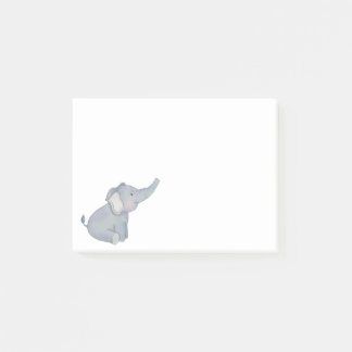 Cute Elephant Safari Animal Post-it Notes