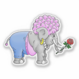 Cute Elephant Sticker