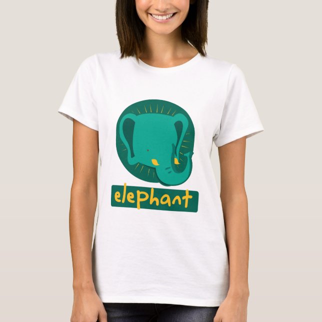 cute elephant T-Shirt (Front)